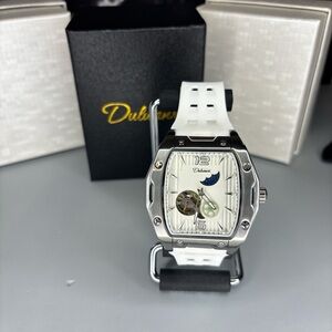 Dulunwe Automatic Tonneau Sports Men's Tourbillon Watch